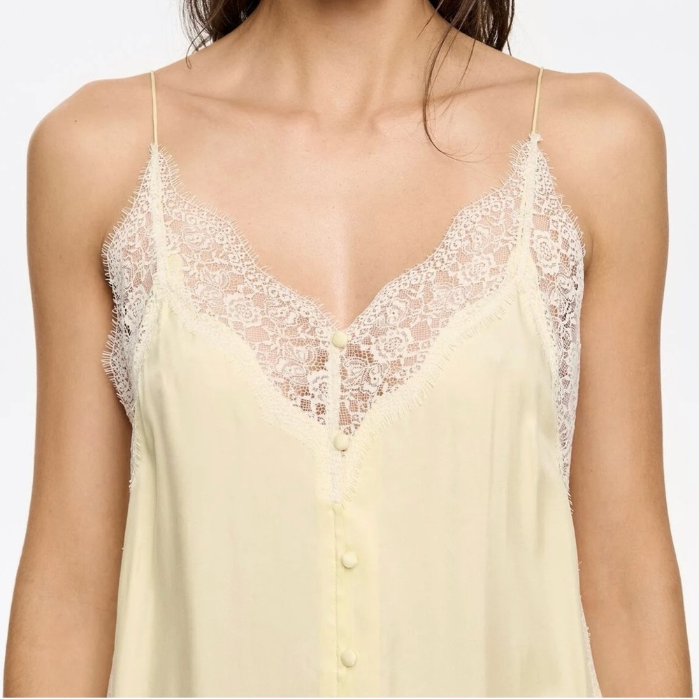 Light yellow lace dress